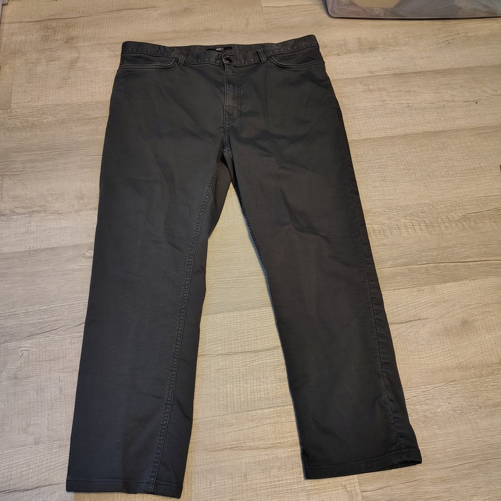Quince Mens Ultra-Stretch 24/7 Chino Pants Charcoal Grey 36x30 Slim Straight